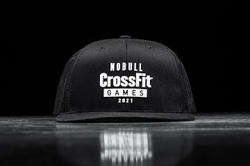 Black Nobull Crossfit Games® 2021 Flat-Brim Trucker Women's Hats | CA W2284N